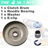 3/8'' 6T Spur Sprocket Clutch Drum Kit for Stihl MS192T