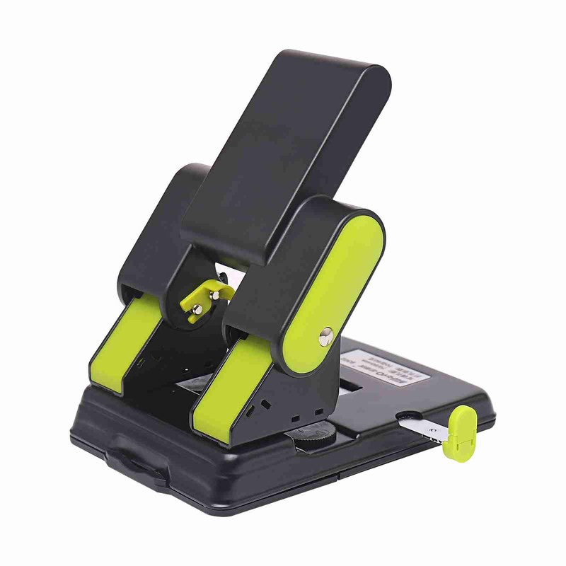 Hole Puncher Adjustable Spacing Metal Structure Double Hole Punch for