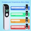 Termometro Digital Portátil, Termometro Infrarrojo 1 Segundo de Lectura