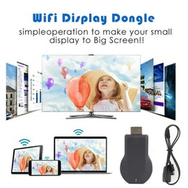 Areyourshop 4K M4+ Air Play HD TV Stick WiFi Display Receiver Dongle Streamer