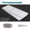Daisypower Gutter Guards,4", 5", 6" Stainless Steel DIY Leaf Protection,Micro-Mesh