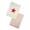 Dexam Star Set of 2 Tea Towels, Natural
