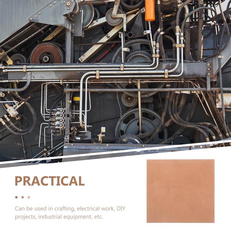 4 Sheets Copper Sheets for Crafting Jewelry - 50Mm X