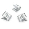 VVO Fasteners- Silver Metal Tailgate Lining Clips & Boot Lid