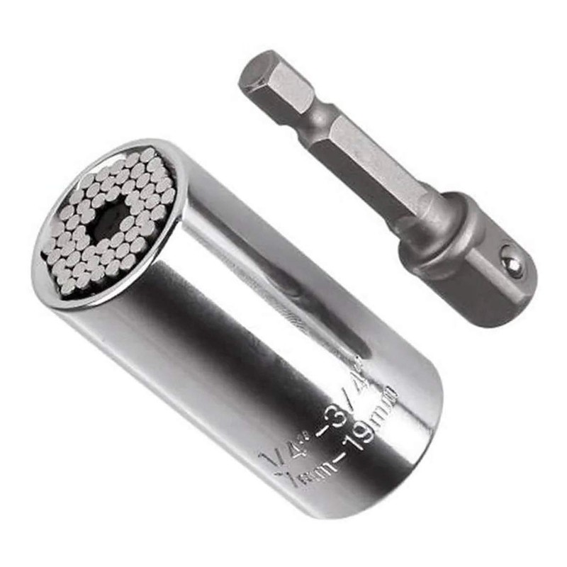 Dado Universal/Llave de Vaso 1/4-3/4 (7mm-19mm) / Multiusos Herramienta con