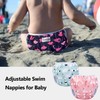 Luxja Reusable Swim Nappy (Pack of 2) Adjustable Nappy for