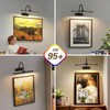 JOOSENLUX Wireless Picture Light - Battery Operated Black Wall Light