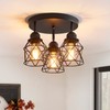 ABEAJAT Kitchen Light Fixtures, Adjustable Semi Flush Mount Ceiling Light