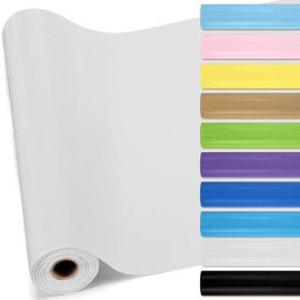 Hahafelt 16 in x 40 Ft Fabric Bulletin Board Roll Classroom Non Woven Fabric Background Decorations Waterproof Wrinkle Resistant Bulletin Board for Back to School Wall Decor DIY Craft(White)