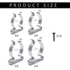 16 Pcs Tool Holder Garage Shed Storage Grip Tidies Wall