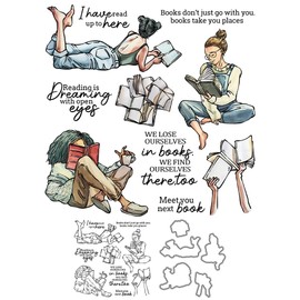 Stamps and Dies for Card Making, 2025 Stamps and Dies Set for DIY Scrapbooking Paper Photo Album Decor, Scrapbooking Die-Cuts for Various Festivals (1229)