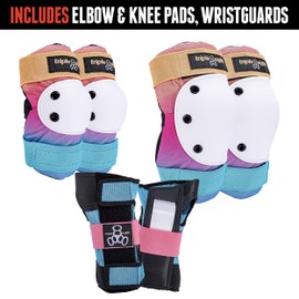 Triple Eight SAVER 3-PACK-SUNSET-XS