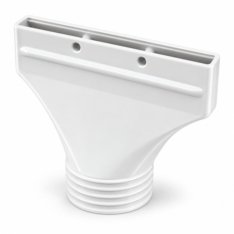 AC Hose Connector for Ventilation Systems – Flat Exhaust Nozzle