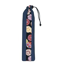Child Case (2 Pieces) For Dancing, Practice, Japanese Dance, Shin Dance, Folk Dance, Theater, Kimono, Dance Fan), navy