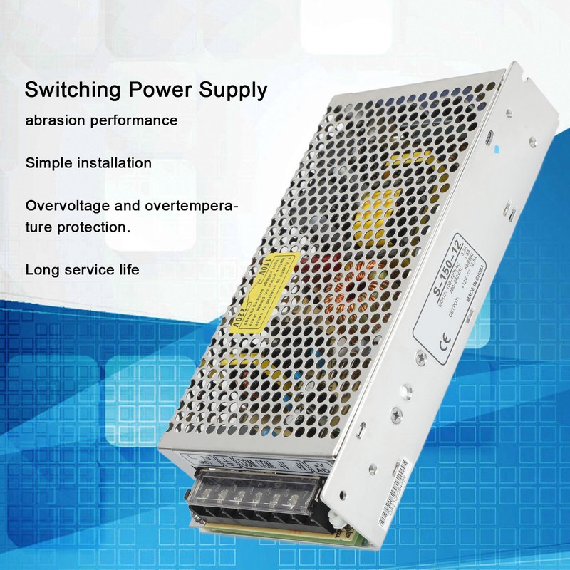 Switching Power Supply 150W Safety Protection Aluminum Alloy Material DC