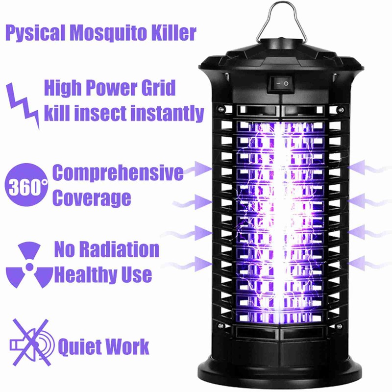 Electric Bug Zapper Mosquito Killer Bug Fly Insect Attractant Trap