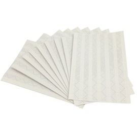 10 Sheet (1020-pack) Photo Corners Self Adhesive PVC Paper Photo Foto Corner Stickers for Scrapbooking Personal Journal (White)