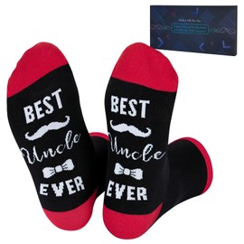 Nirohee Fathers Day Socks Gifts for Uncle,Birthday Gifts for Men,Funny Socks for Men,Father's Day Mens Gift Ideas for Dad Husband Grandpa