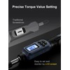 GROWNEER Digital Torque Screwdriver, 2.66-53.1 In-lbs/0.3-6 Nm, 1/4'' Drive Inch