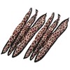 LALAFINA 18pcs Leopard Print Hair Curlers Rollers for Large Wavy