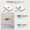 PRETYDAY Fitted Sheet, Waterproof Sheet, High Density Fabric, Mattress Cover,