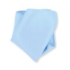 Color sólido Hankerchief bolsillo cuadrado pañuelo pañuelos para hombre, Celeste
