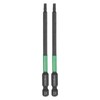 sourcing map 2pcs H3 Flat Hex Head Screwdriver Bit 3mm