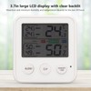 Room Thermometer 3.7in LCD Display High Accuracy Comfort Level Indicator