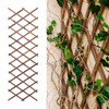 Expandable Plant Climbing Lattices Extensible Pine Fence Plant Support for