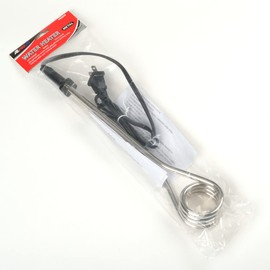 ATE Pro. USA - 13" inch 1350W-127V Water Heater Portable Electric Immersion Element Boiler Travel Hot Water Heater, Submersible Coil Heavy Duty Design