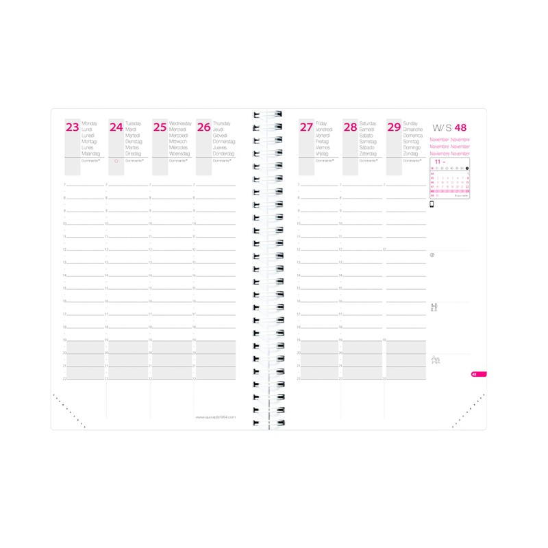 Time&Life ML Large Vermillon 2026: Pocket Size Calendar