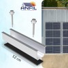 ANFIL Solar Bracket Metal Roof Mounting Set, 12 cm Rails