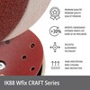 Wfix Craft IK88 Sanding Discs 150 mm Velcro with 15-Hole