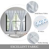 NICETOWN Short Blackout Curtains for Bedroom - Portable Thermal Insulated