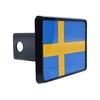 Sweden Swedish Flag Trailer Hitch Cover Plug Gift Idea The