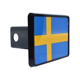 Sweden Swedish Flag Trailer Hitch Cover Plug Gift Idea The Nordic Cross