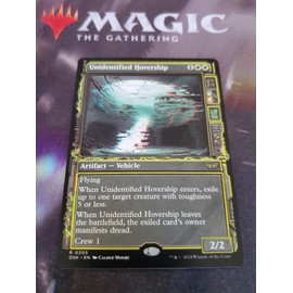 Mtg. 2x Unidentified Hovership. Showcase. Duskmourn. Pack Fresh