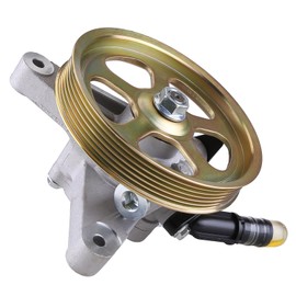 Vorally 21-5441 Power Steering Pump with Pulley Compatible with 2004-2008 Acura TL Type-S 3.2L 3.5L, Compatible with 2005-2008 Honda Pilot 3.5L Steering Assist Pump Power Steering Pulley 56110RDAA01