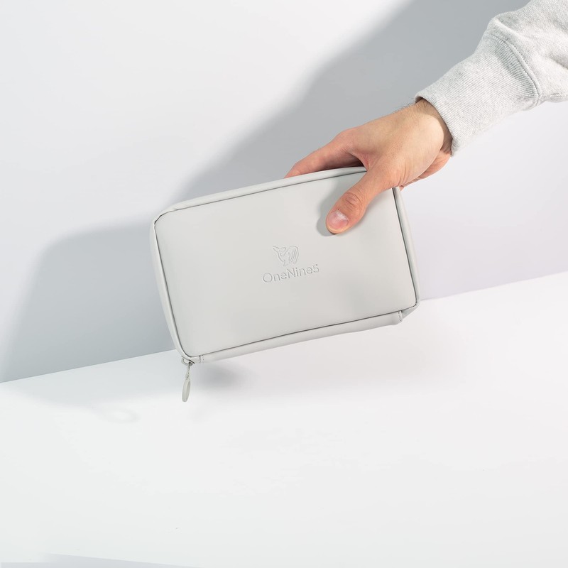 OneNine5 Eco-Friendly Essentials Pouch, Moeraki Grey. Organiser & Bag for