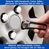 Wheel Bolt and Nut Caps Set, 21 Pieces, for 19