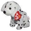 TY Beanie Babies Splotches - Black Spotted White Dog
