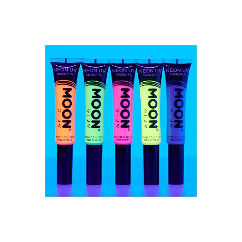 Moon Glow - Blacklight Neon Mascara 0.51oz Set of 5