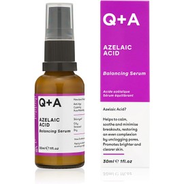 Q+A Sérum Equilibrante de Ácido Azelaico, con Zinc PCA para Minimizar Poros y Antioxidantes para una Piel más Fresca y Suave, 30ml.