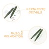 Baluue 2pcs Jade Acupuncture Facial Massage Tools for Deep Tissue