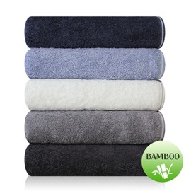 Songwol Towel [20% download coupon] 10 solid 190g bamboo yarn yarn luxury towels, 10 light gray towels / 송월타올 [20%다운로드쿠폰]솔리드190g 뱀부얀혼방사 고급타월 10장, 연회색10장