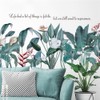 WOHAHA Wall Sticker, Stylish, Plants, Tropical Plants, Leaves, Scenery, Scenery,