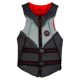 O'Brien Mens Aviator USCGA Neoprene High Performance Life Jakcet for Skiing, Surfing, Wakeboard & PWC