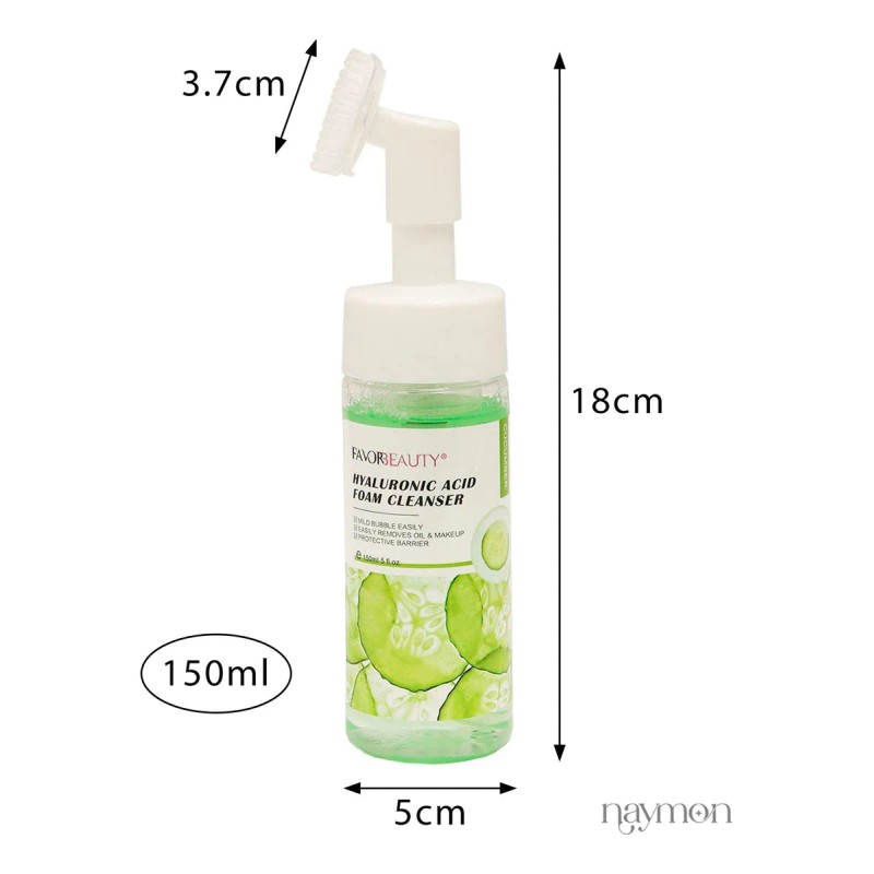 Espuma Limpiador Facial Acido Hialuronico Hidratante 150ml