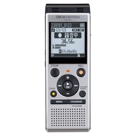 OM SYSTEM WS-882 SLV Language Learning/Lecture Recording/Meeting Recording/Minutes/Linear PCM Recording/External Memory Compatible