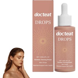 Gotas Bronceadoras Bebibles,Gotas Autobronceadoras para Rostro y Cuerpo, Loción Bronceadora Sin Sol, Hidratación Duradera para Rostro y Cuerp,para Todos Los Tipos de Piel (1PCS)